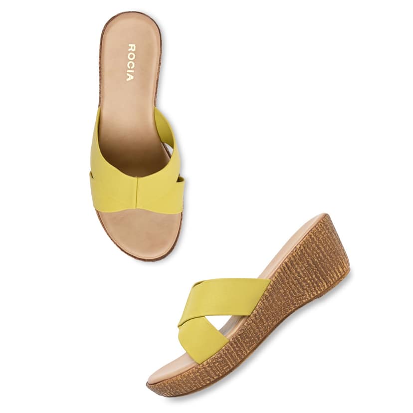 Mustard Women Casual Platform Sandals