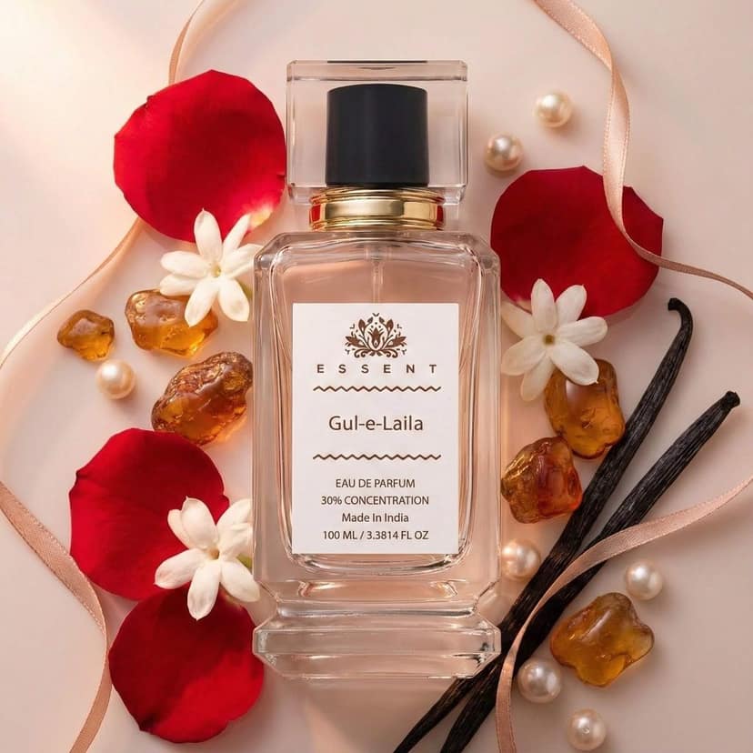 Essent Perfumes Gul-e-Laila Eau de Parfum (EDP) – Royal Rose Floral Long Lasting Perfume – Unisex Fragrance view 5