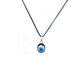 Blue Evil Eye Pendant silver for unisex without chain by CEYLONMINE