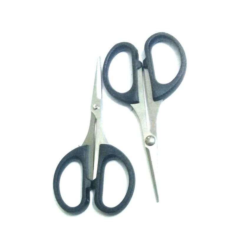 Nawani 2 Pic Scissors for Nose Hair Cutting for Men and Women. Size - 4 Inch view 2