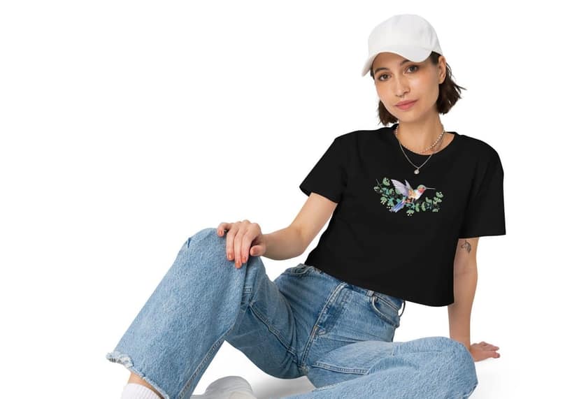 Clothikoo Premium Women’s crop top view 5