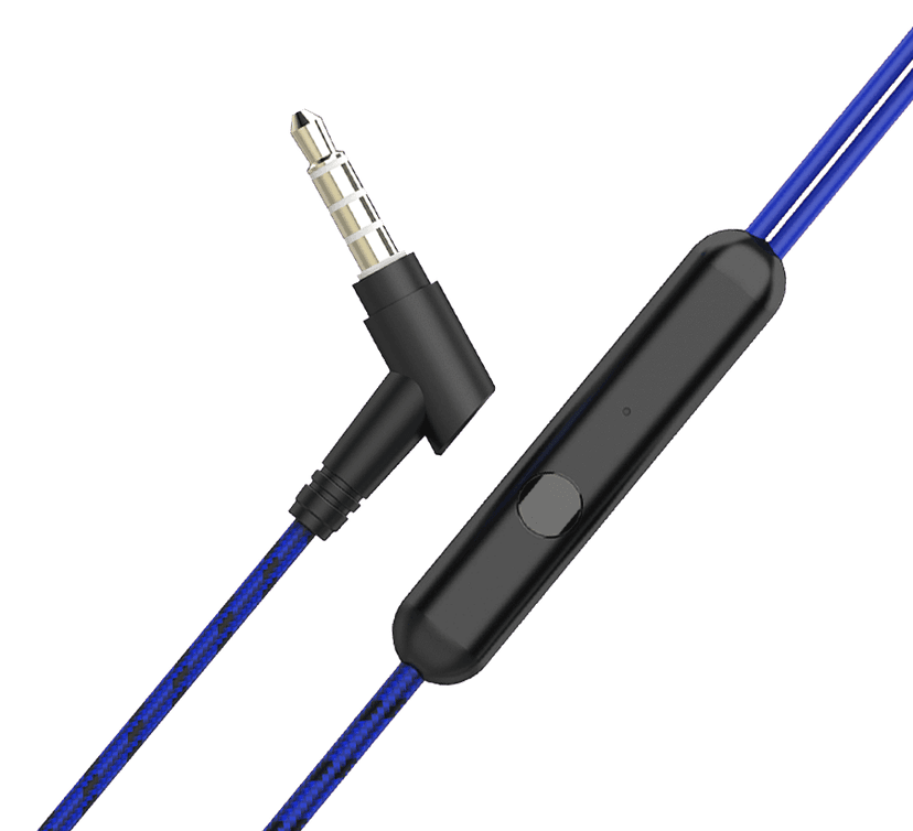 Bassheads 162 | Wired Earphone Made with Durable Coated Cable, Premium 10mm Drivers, Super Extra Bass, In-Built Mic Royalblue view 4