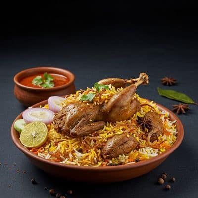 Kaada Biryani (Quail)