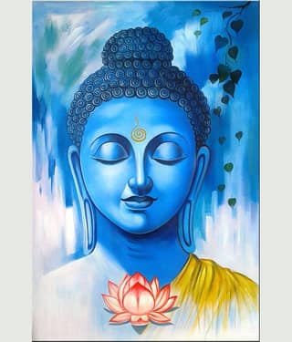 American Noti Lord Buddha Waterproof poster Paper Photo Wall Poster Without Frame