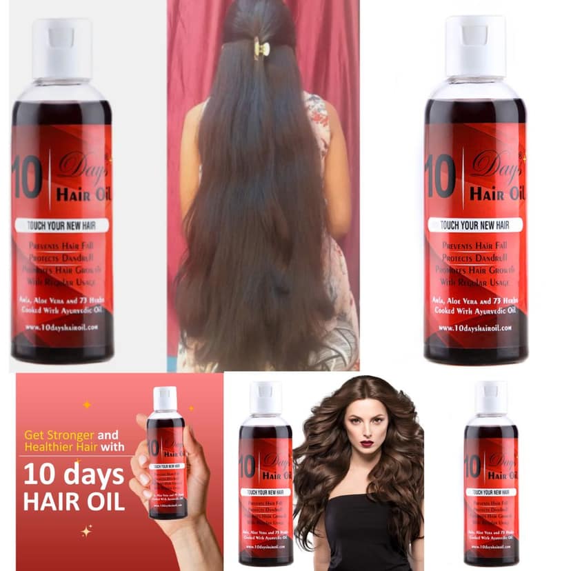 Ayurvedic Hair Growth Oil Enriched with 76 Rare Herbs 100ml Pack of 1 | Advanced Hair Fall Control & Hair Regrowth Oil for Women & Men view 10