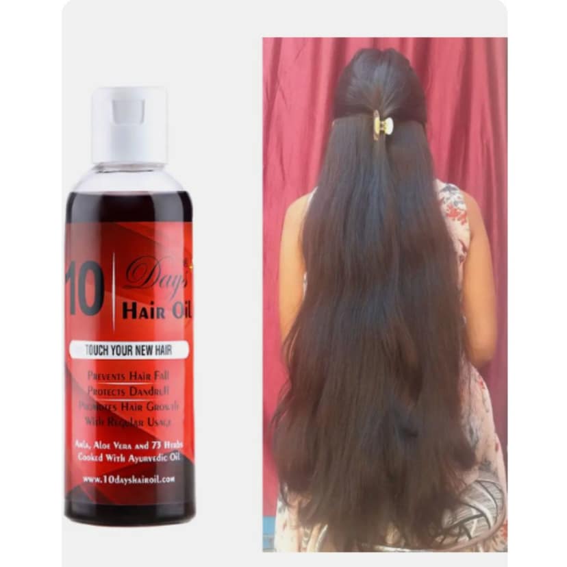 Ayurvedic Hair Growth Oil Enriched with 76 Rare Herbs 100ml Pack of 1 | Advanced Hair Fall Control & Hair Regrowth Oil for Women & Men view 6