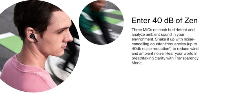 OnePlus Buds Z2 Bluetooth Truly Wireless in Ear Earbuds with mic, Active Noise Cancellation, 10 Minutes Flash Charge & Upto 38 Hours Battery [Matte Black] view 2