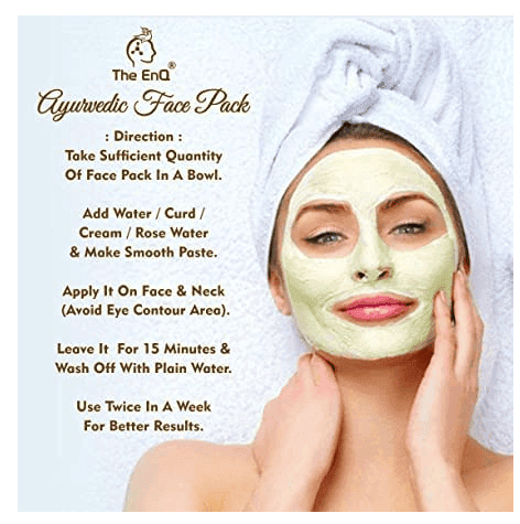 Ayurvedic Face Pack Neem, Hibiscus & Turmeric (Haldi) 150 gm for Glowing skin I Face pack Women & Men view 3