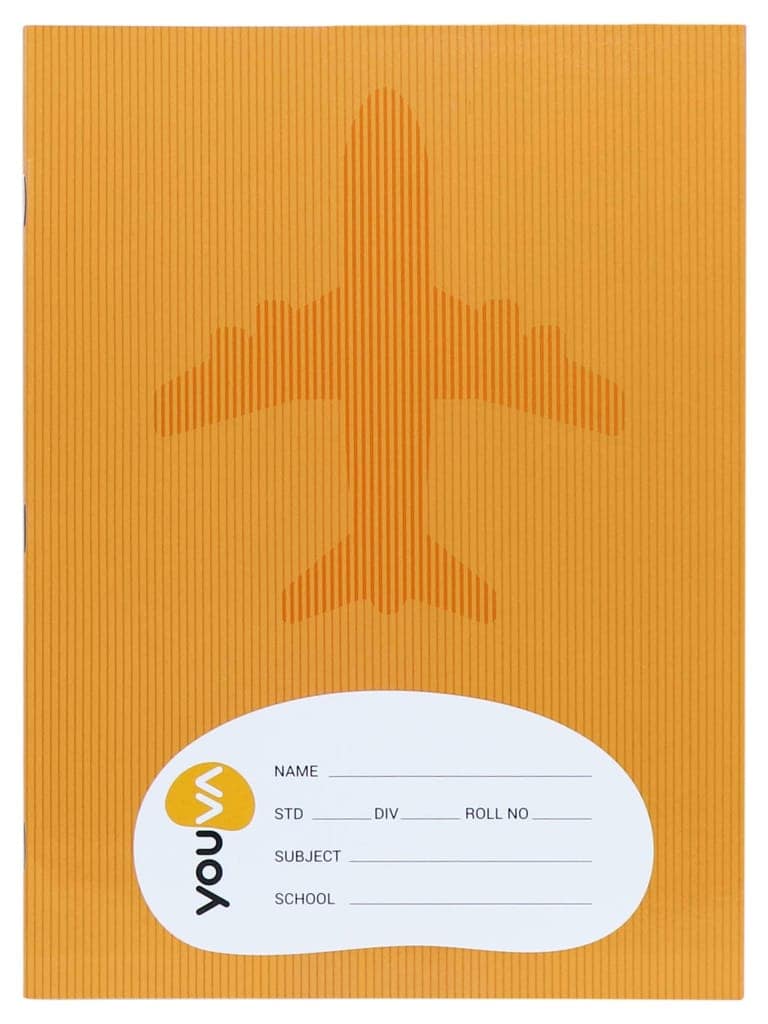 Navneet Youva Brown Note Book | Jumbo Size - 18x24 cm | Soft Bound | Small Square | Pack of 12 view 5