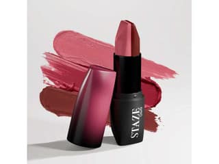 Staze 9to9 Triple Affair Duo, 3 In 1 Matte Lipstick - Brick Pink - 01