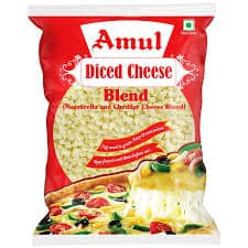 AMUL DICED CHEESE BLEND 200GM