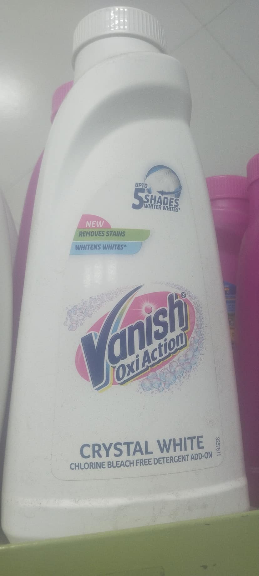 Vanish oxi action crystal white liquid