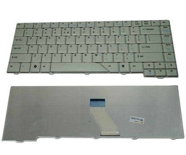Laptop Keyboard Compatible for Acer Aspire 4710 4230, 4260, 4300, 4310, 4315-Series(White) view 2