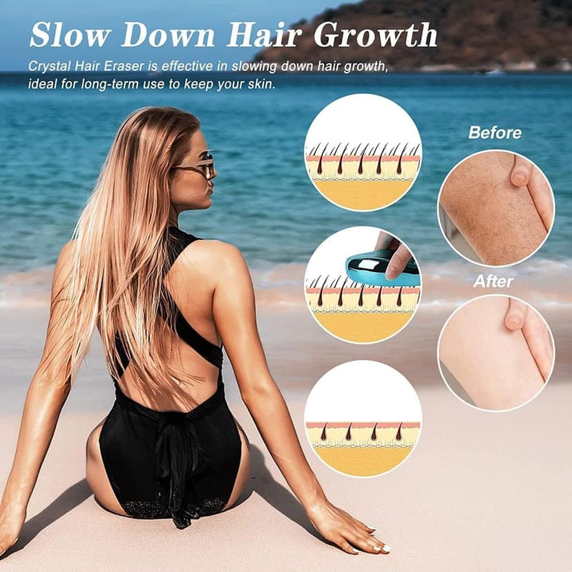 Painless Crystal Hair Remover || Body Hair Eraser For Women & Men view 5