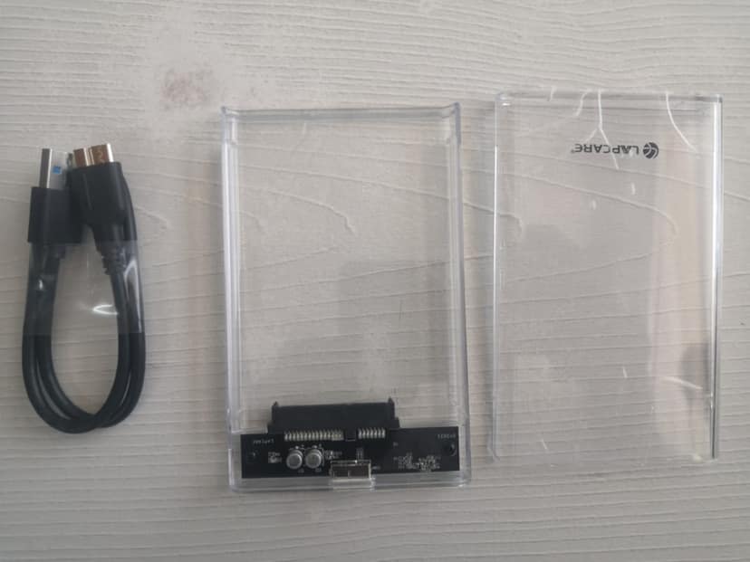 LAPCARE LAPCASE 2.5 inch Internal Hard drive enclosure (For Laptop harddisk, Transparent) view 3