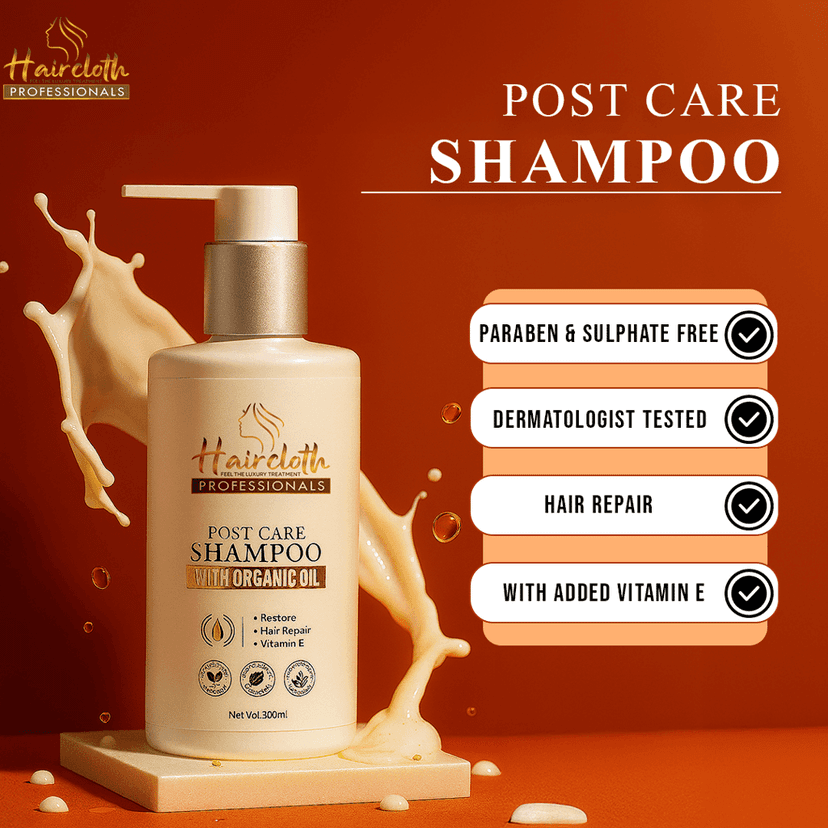 Haircloth Professionals Post Care Shampoo 300ML – Repair, Hydrate & Add Volume for All Hair Types view 3