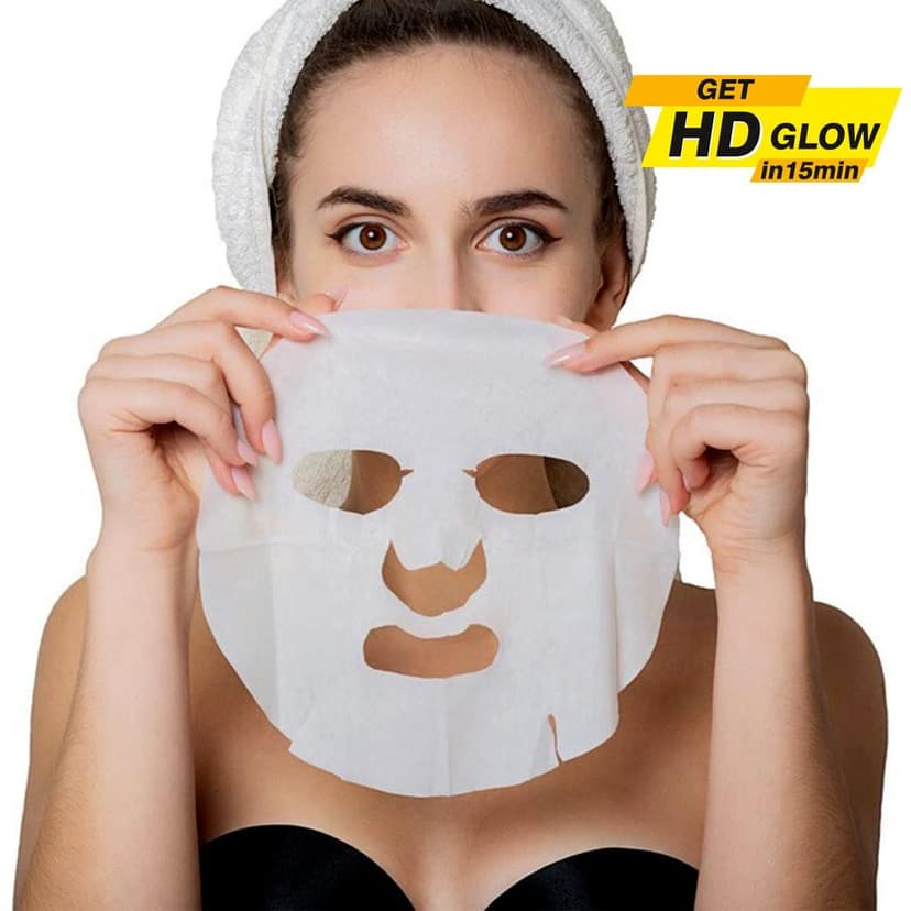 MasKing Bamboo Facial Sheet Mask of Orange, Lemon & Grapefruit for Skin Lightening Ideal for Women & Men 20ml, (Pack of 1) view 8