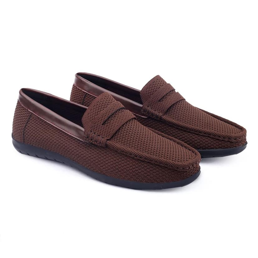 Men's Faux Leather Breathable Fabric Stylish Loafers view 3