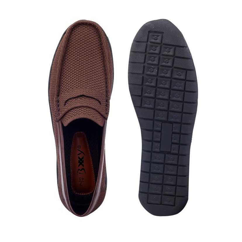 Men's Faux Leather Breathable Fabric Stylish Loafers view 7