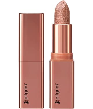 Pilgrim Pilgrim Glitter Lipstick The Khalifa-02 Make Up,For All Skin Type,4.2G (pack Of 1)