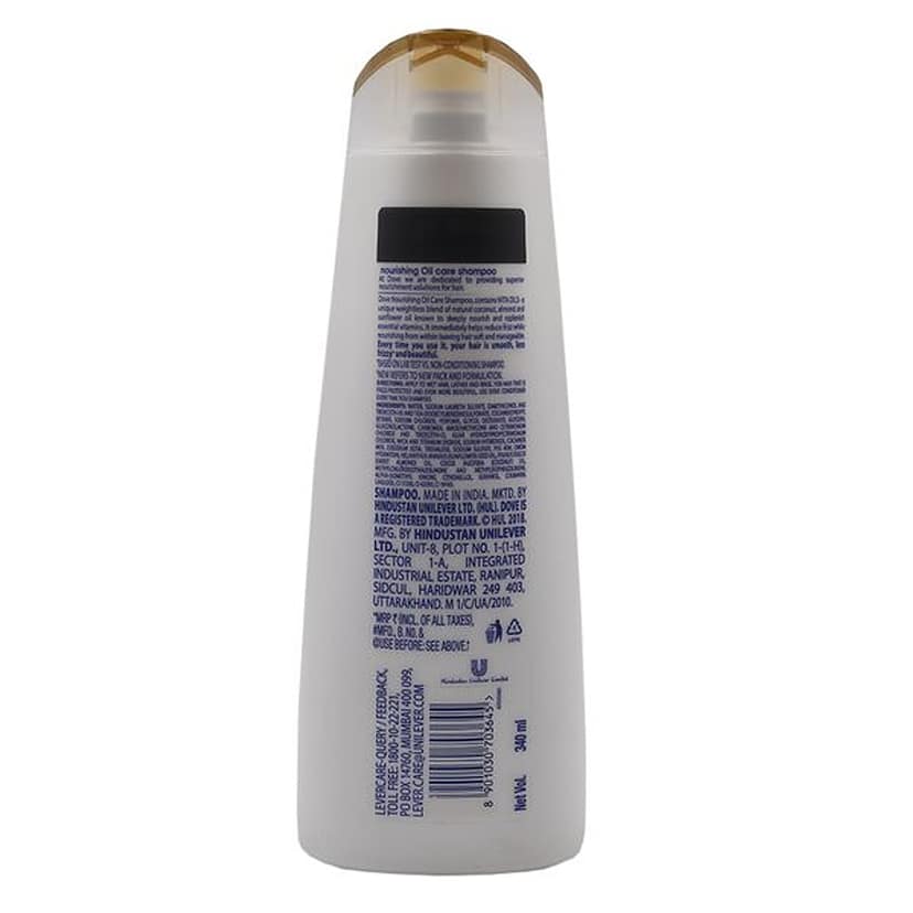 Dove Nourishing Oil Care Shampoo, 340 Ml view 2