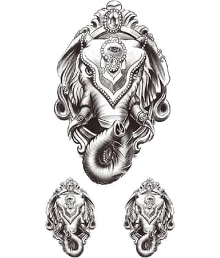 The Canvas Arts Temporary Body Tattoo