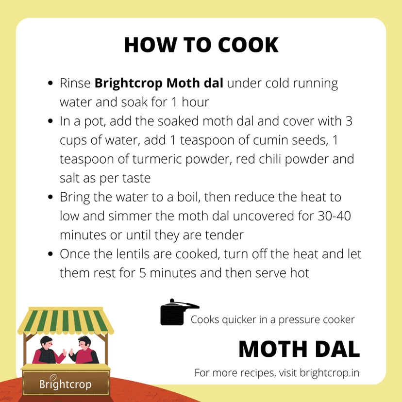 Matki | Moth Dal (Mogar) (1Kg Pack) view 3
