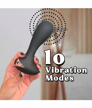 Unbound App Operated, Ergonomic Handle For Pain Relief With 10 Vibration, Black Color (Pack of 1)