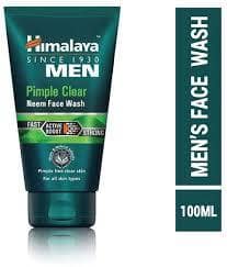 Himalaya Men Pimple Clear Neem Face Wash, 100 Ml