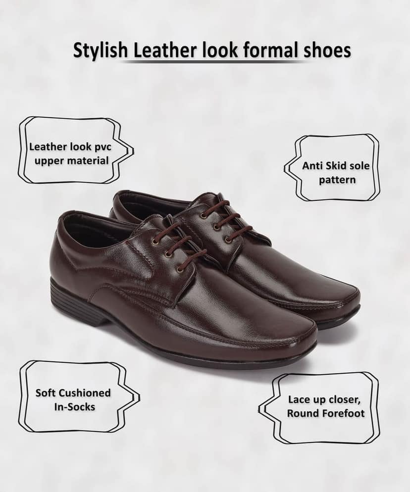 Paragon K11239G Stylish, Comfortable Daily Occassional Formal Office Shoes view 3