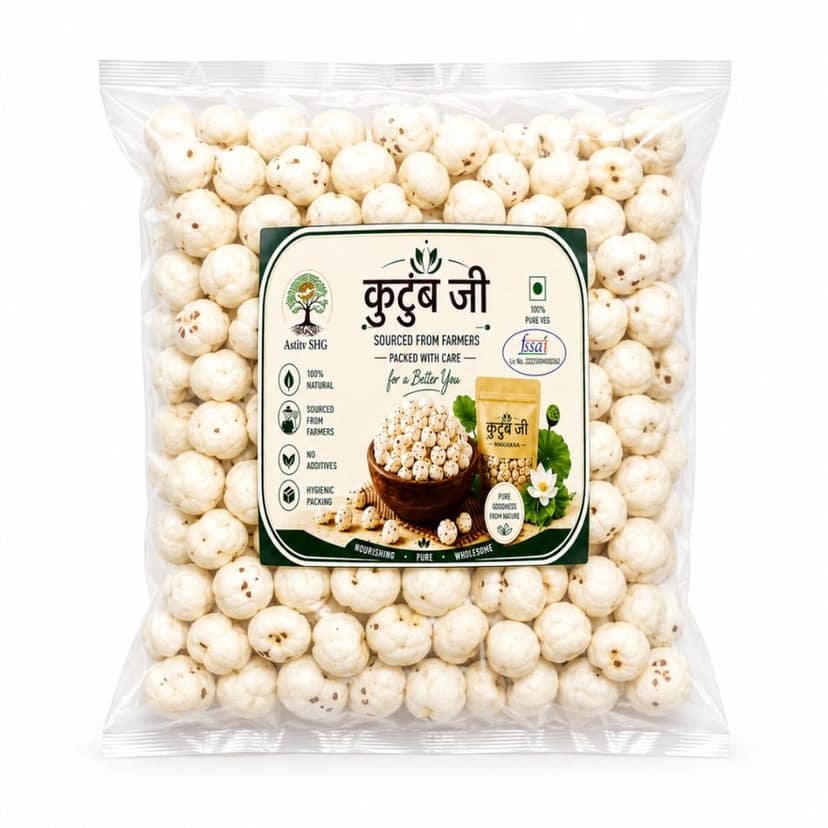 MAKHANA - 100 gm - One plastic pouch view 2