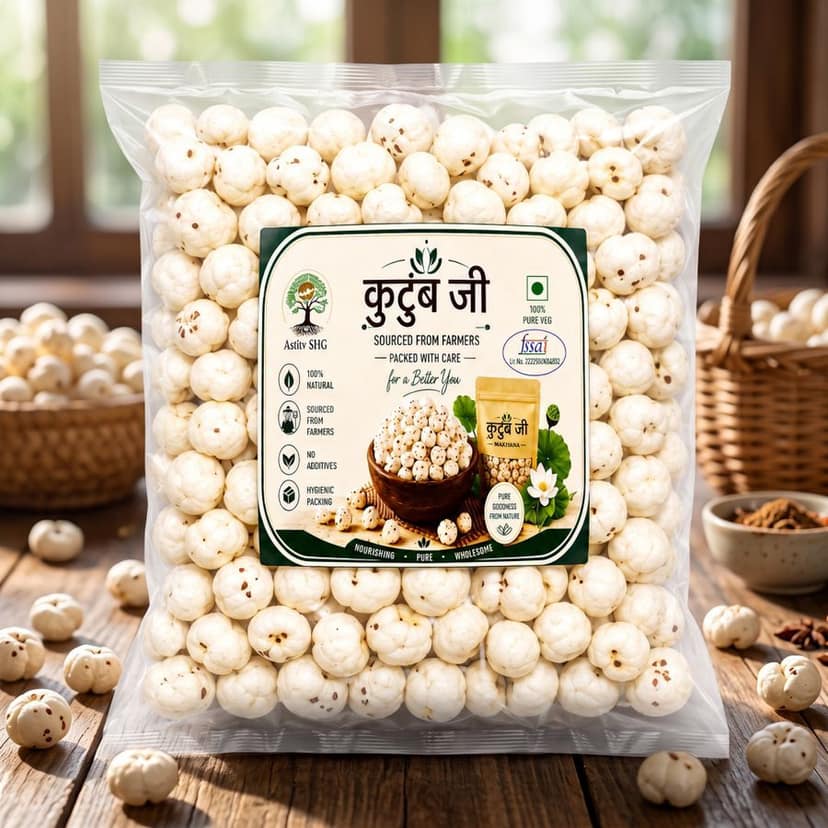 MAKHANA - 100 gm - One plastic pouch view 4