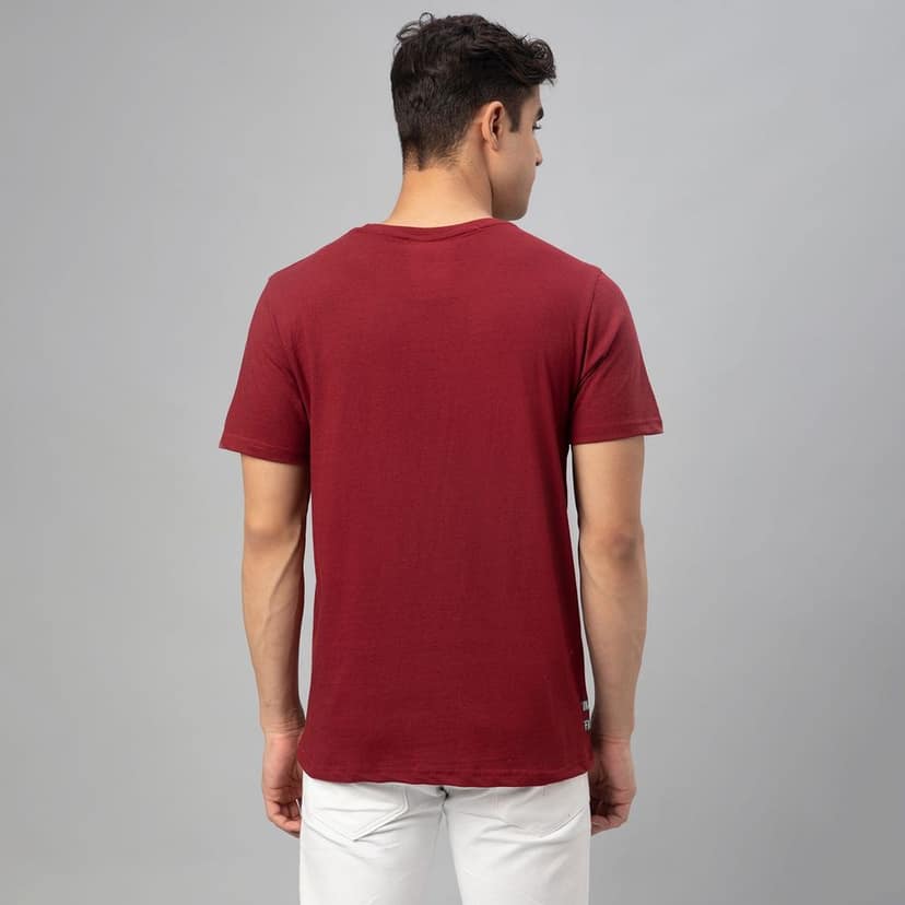FTX Men Printed Round Neck Half Sleeve Tshirt view 2