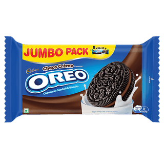 Cadbury Oreo Choco Creme Sandwich Biscuit, 481.25 g (5 packs x 96.25 g each)