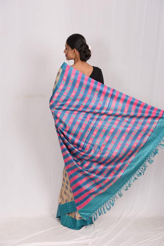 RTXGH PRINTED SILK SAREE(SA03170) view 3