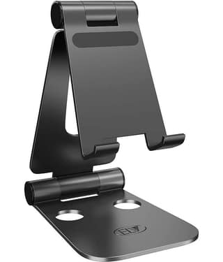 Elv Foldable Mobile Holder for Smartphones and Tablets ( Black )