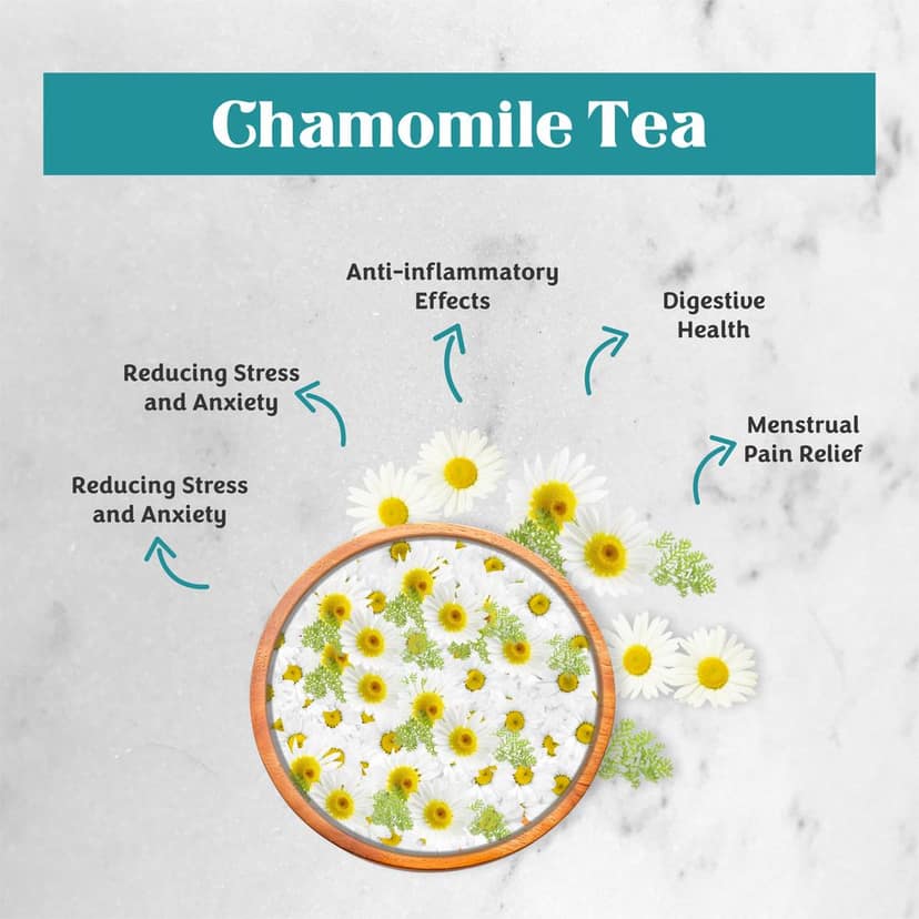 True Nirvana Chamomile Tea - Herbal Tea for Relaxation & Wellness view 4