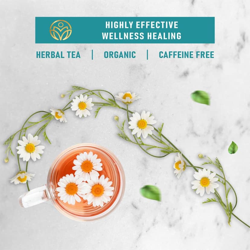 True Nirvana Chamomile Tea - Herbal Tea for Relaxation & Wellness view 5