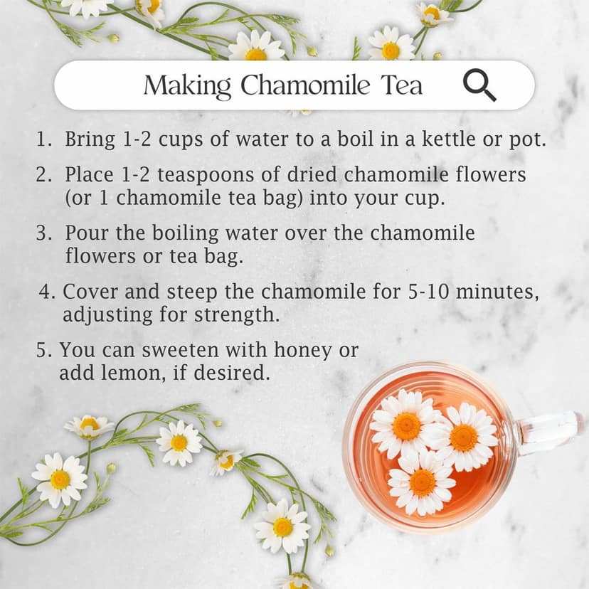 True Nirvana Chamomile Tea - Herbal Tea for Relaxation & Wellness view 6