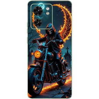 Yug Emporium Motorola Edge 40 Ghost Rider 9D (Back Cover, Multicolor)