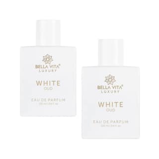 Bellavita White Oud Perfume for Unisex Combo Pack of 2 Pcs | 100 ml Each