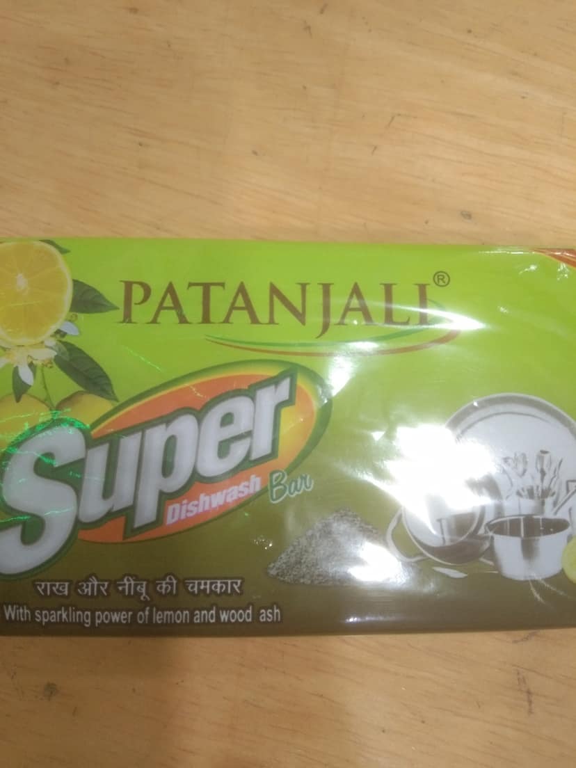 Patanjali super dishwash bar 145g