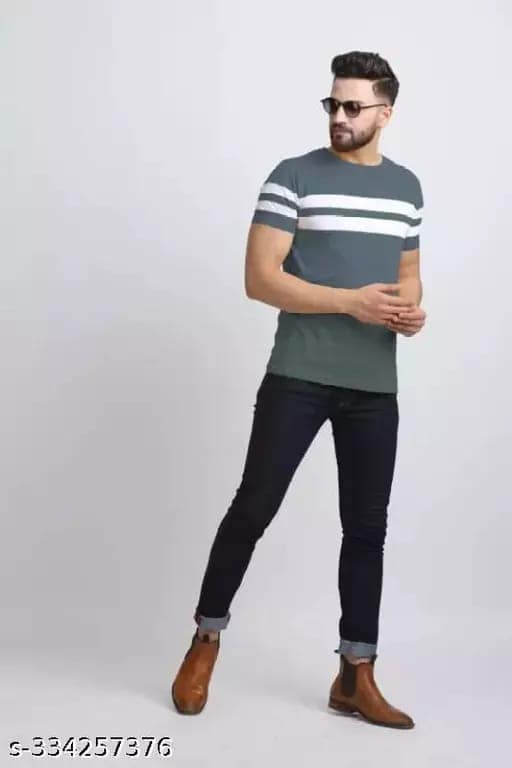 Round Neck Polyester T-shirt For Men view 3
