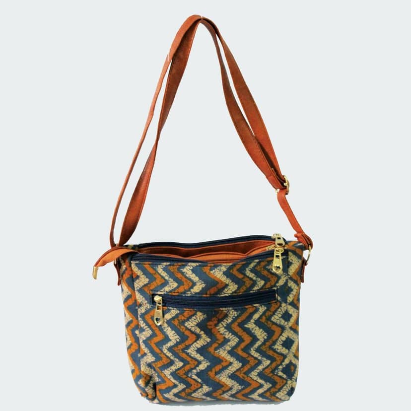 Tribes India Handmade Batik Bag/ Women and Girls: G&A (Padhar) GJ view 2