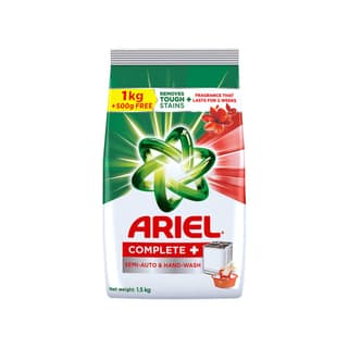 Ariel Complete Detergent Powder - Get 500 g Free