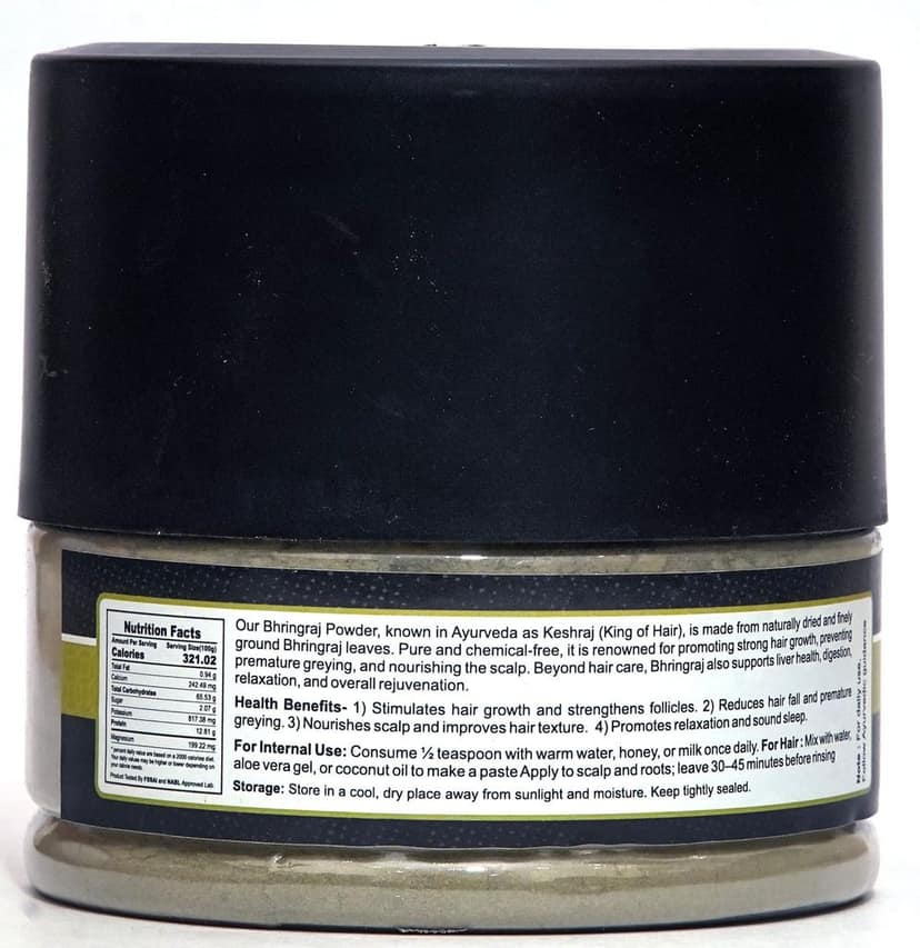 PARAMAPRAGAT Bhringraj Powder Eclipta Prostrata Natural Pure False Daisy 200g view 3