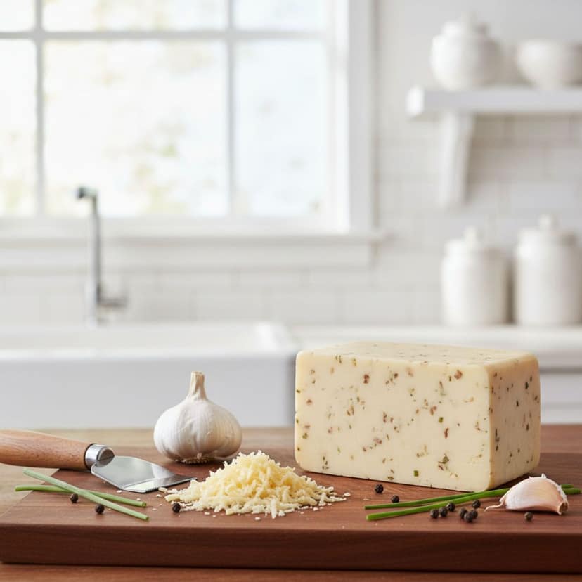 Mishti Gourmet Garlic Cheddar 200g view 2