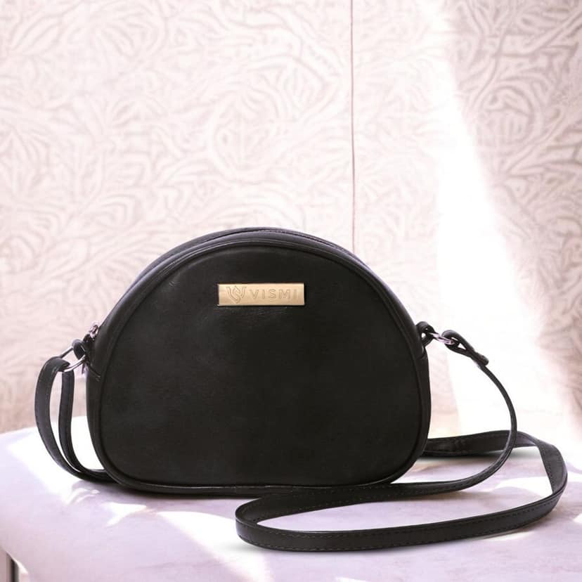 VISMIINTREND Stylish Crossbody Sling Bag with Adjustable Strap | Pu Leather Travel Bag | for Women, Girls | Birthday | Anniversary | Diwali Gift view 3