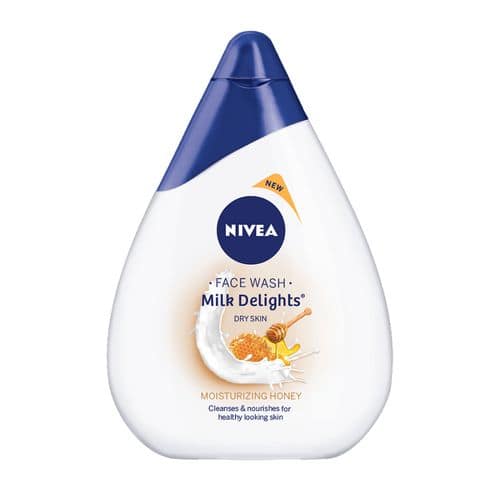 Nivea Women Face Wash For Dry Skin, Milk Delights Honey, 100 ml