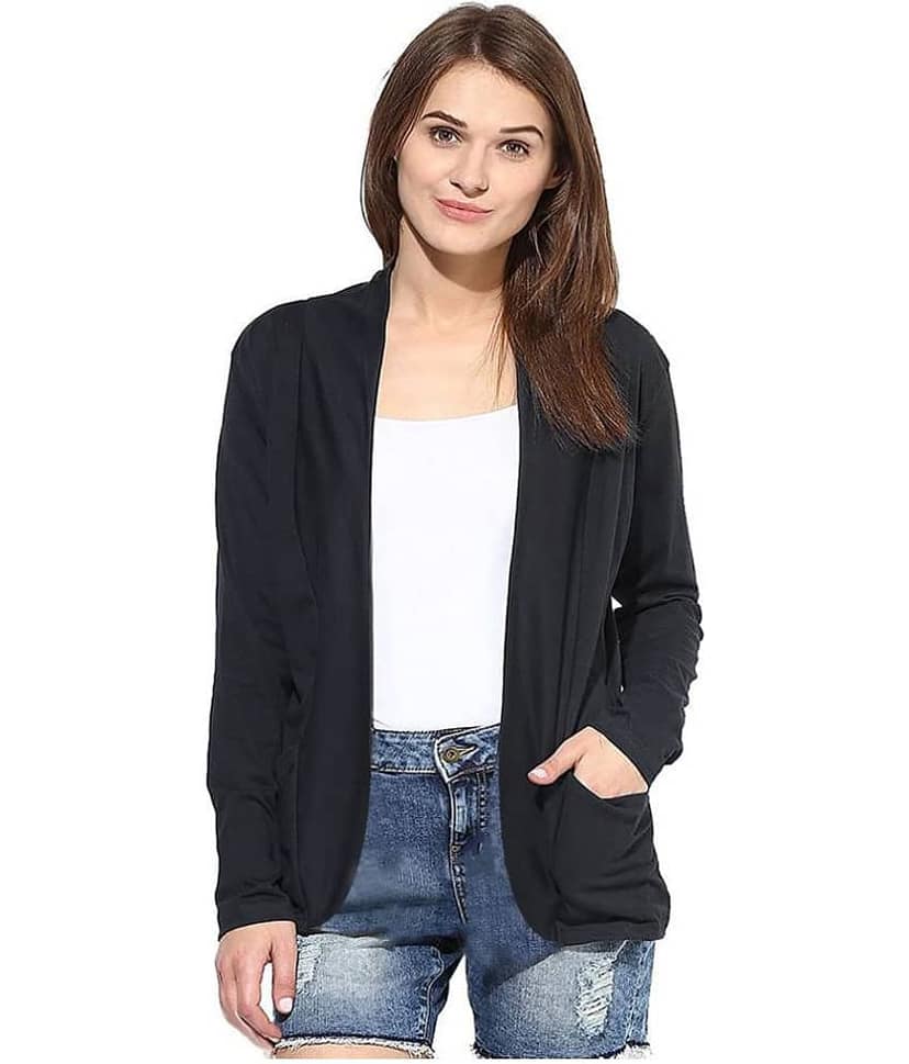 Goodluck Viscose Shrugs - Black